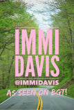 003 An Autographed June 2025 Immi Davis Business Card