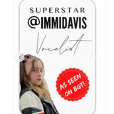 48 A signed May 2024 Immi Davis Business Card