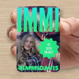 003 An Autographed July 2025 Immi Davis Business Card