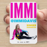 003 A Autographed September 2025 Immi Davis Business Card