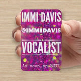 002 AAA April 2026 Autographed Business Card Immi Davis