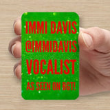 002 AAA May 2026 Autographed Business Card Immi Davis