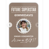 50 A signed July 2024 Immi Davis Business Card