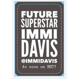 002 AAA August 2026 Immi Davis Signed Business Card