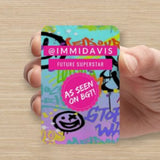 37 A July ‘23 Genuine Signed Immi Davis Business Card