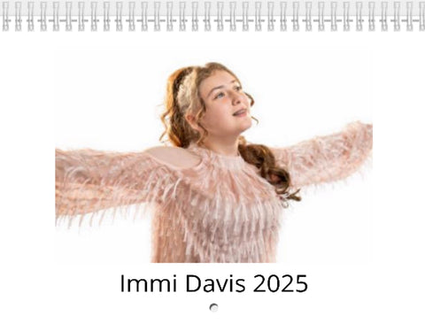 111 Calendar Immi Davis Autographed 2025 Wall Calendar