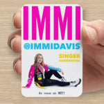 003 A Autographed September 2025 Immi Davis Business Card