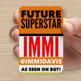 003 A Autographed October 2025 Immi Davis Business Card