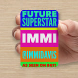 003 A Autographed November 2025 Immi Davis Business Card