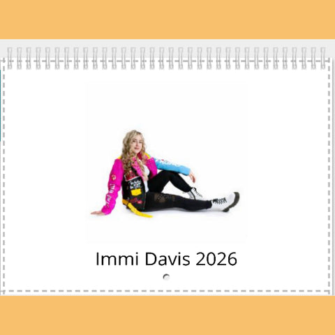 111 Calendar Immi Davis Autographed 2026 Wall Calendar
