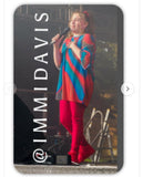 41 A November ‘23 Genuine Signed Immi Davis Business Card