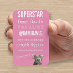 19 An April '22 Edition Genuine Signed Immi Davis Business Card