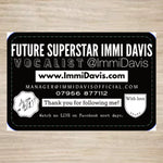22 A July ‘22 Edition Genuine Signed Immi Business Card