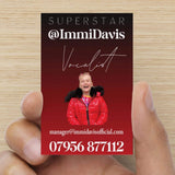 16 A January ‘22 genuine signed Immi Davis business card