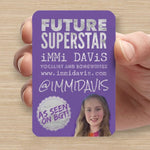 33 A March ‘23 Genuine Signed Immi Davis Business Card